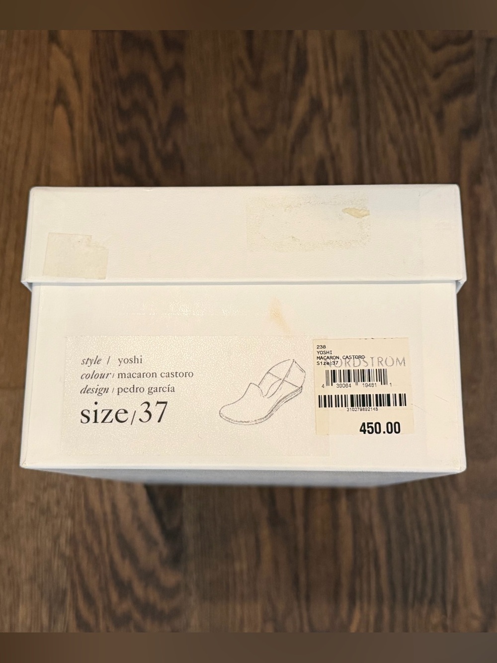 Pedro Garcia Yoshi Slip-On Smoking Suede Slipper in Macaron Castoro Pink Size 37 - Picture 9 of 10